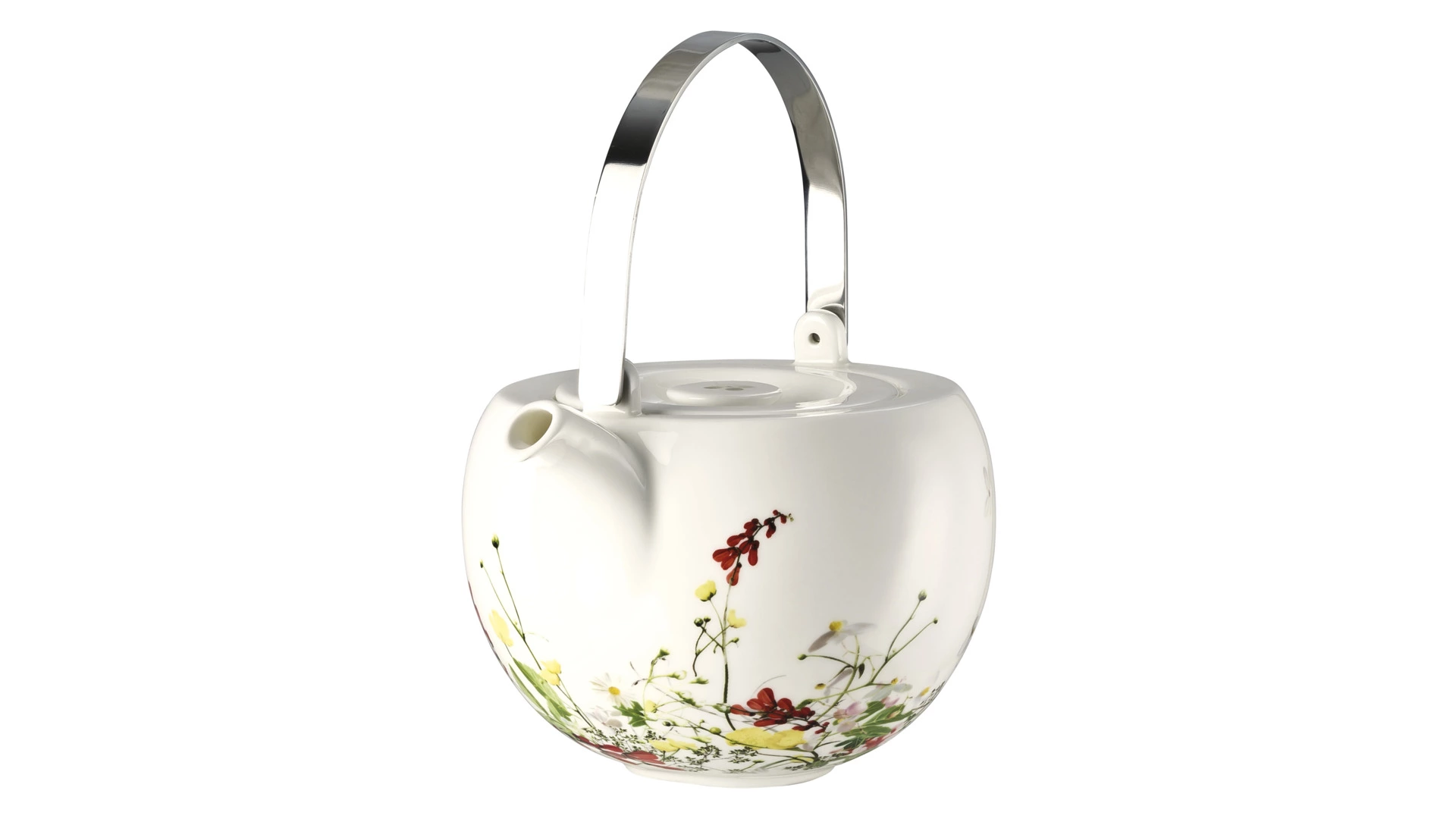 Чайник Rosenthal Дикие цветы 1,35 л, фарфор костяной