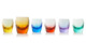 Набор из 6 стаканов для воды Moser Бар 220 мл Юбилейная коллекция 2014, Бар, 6 цветов