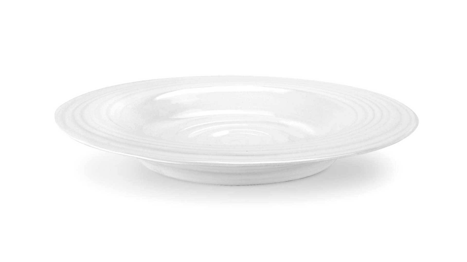 Тарелка суповая Portmeirion Софи Конран для Портмейрион 25 см, белая