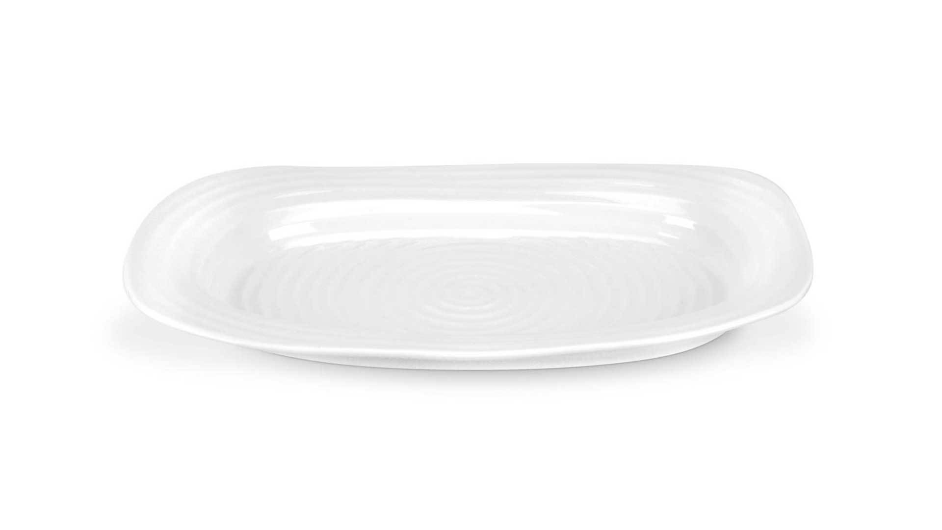 Блюдо прямоугольное Portmeirion Софи Конран для Портмейрион 34х23 см, белое, п/к