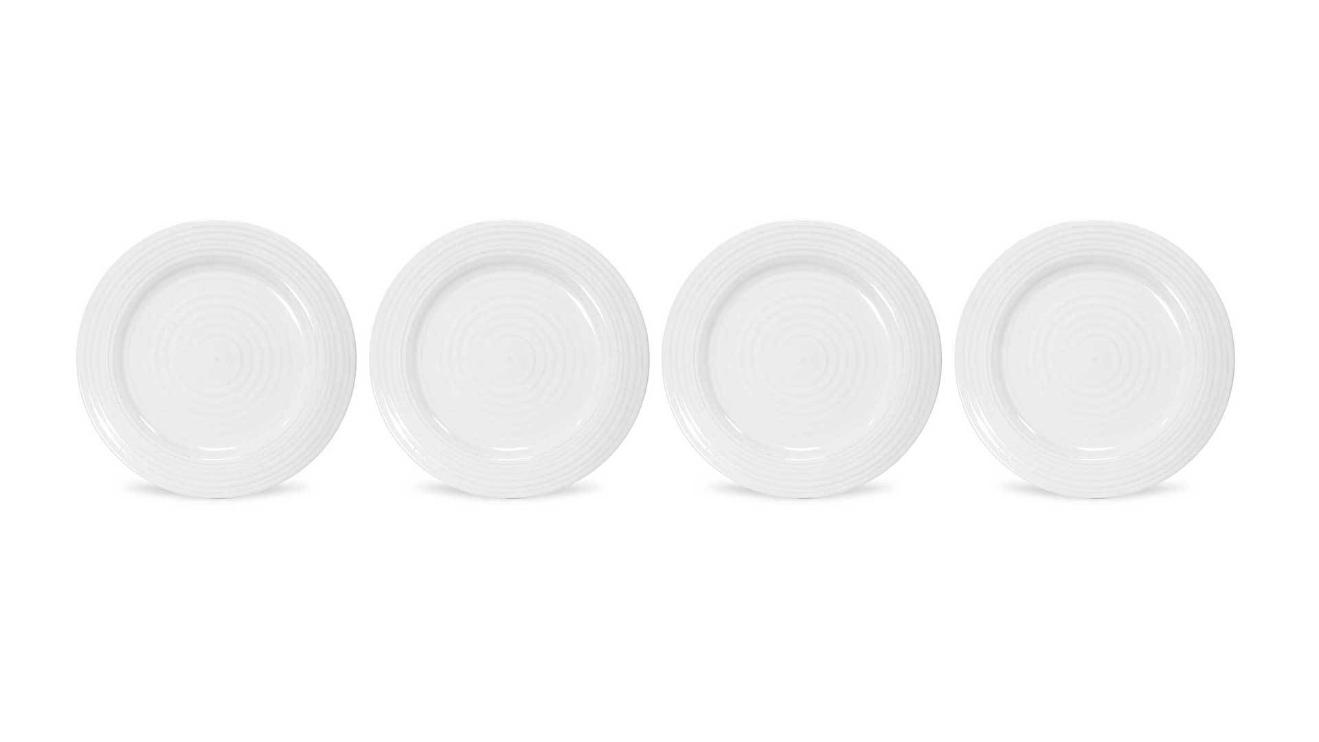 Набор тарелок закусочных Portmeirion Софи Конран для Портмейрион 20см, 4шт, белый