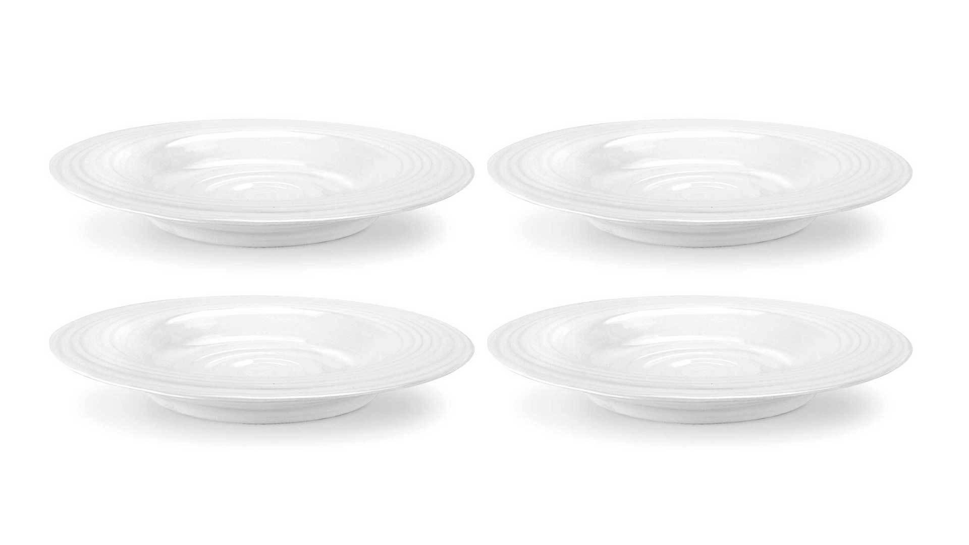 Набор тарелок суповых Portmeirion Софи Конран для Портмейрион 25 см, 4 шт, белый