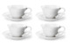 Набор чашек чайных с блюдцем Portmeirion Софи Конран для Портмейрион 300 мл, 4 шт, белый