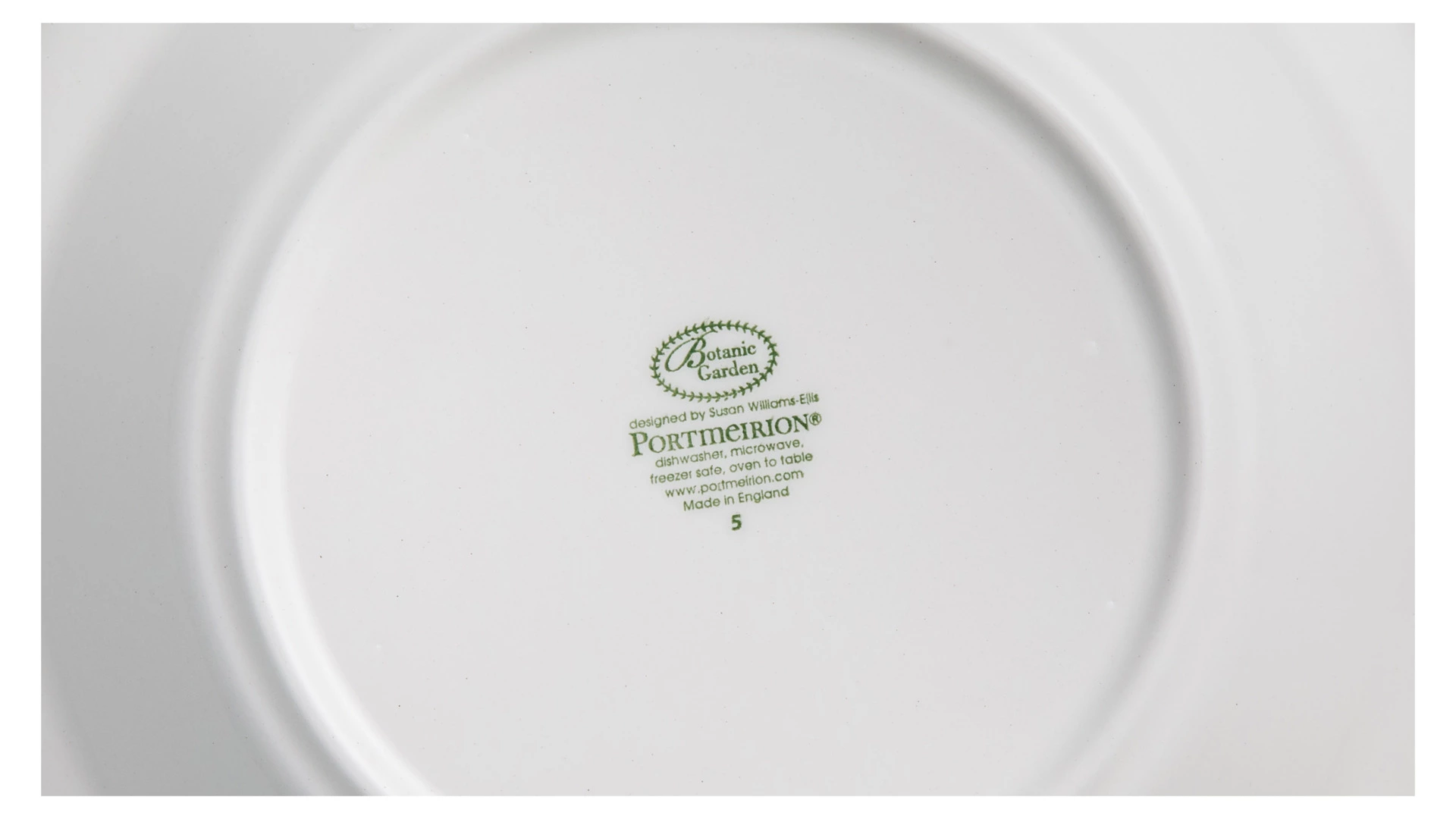 Тарелка суповая Portmeirion Ботанический сад Вьюнок 20 см