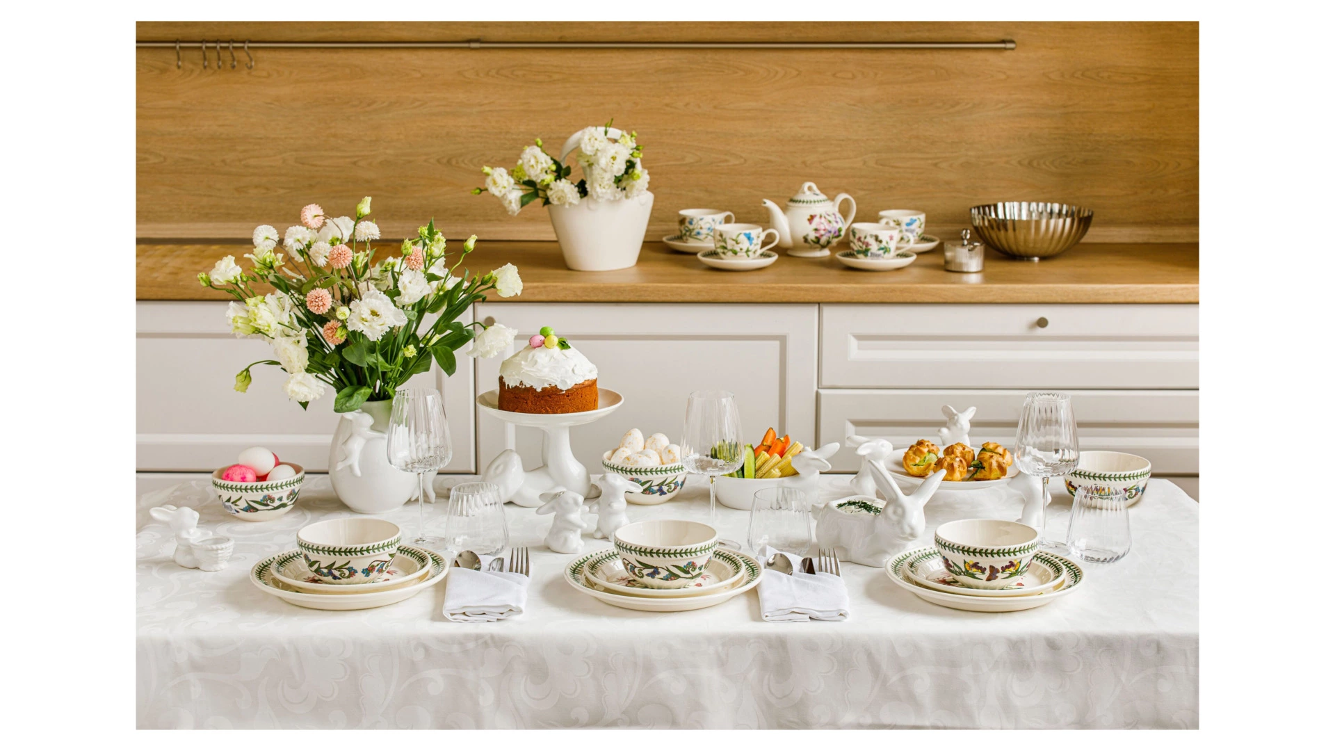 Тарелка суповая Portmeirion Ботанический сад Вьюнок 20 см