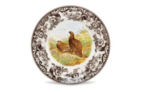 Тарелка обеденная Spode Английские охотничьи мотивы. Куропатка, 27 см