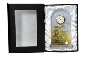Часы Goebel Экслибрис Паркес 18,5 см, стекло