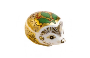 Пресс-папье Royal Crown Derby  Еж с остролистом 6,5см (пара к 60244)