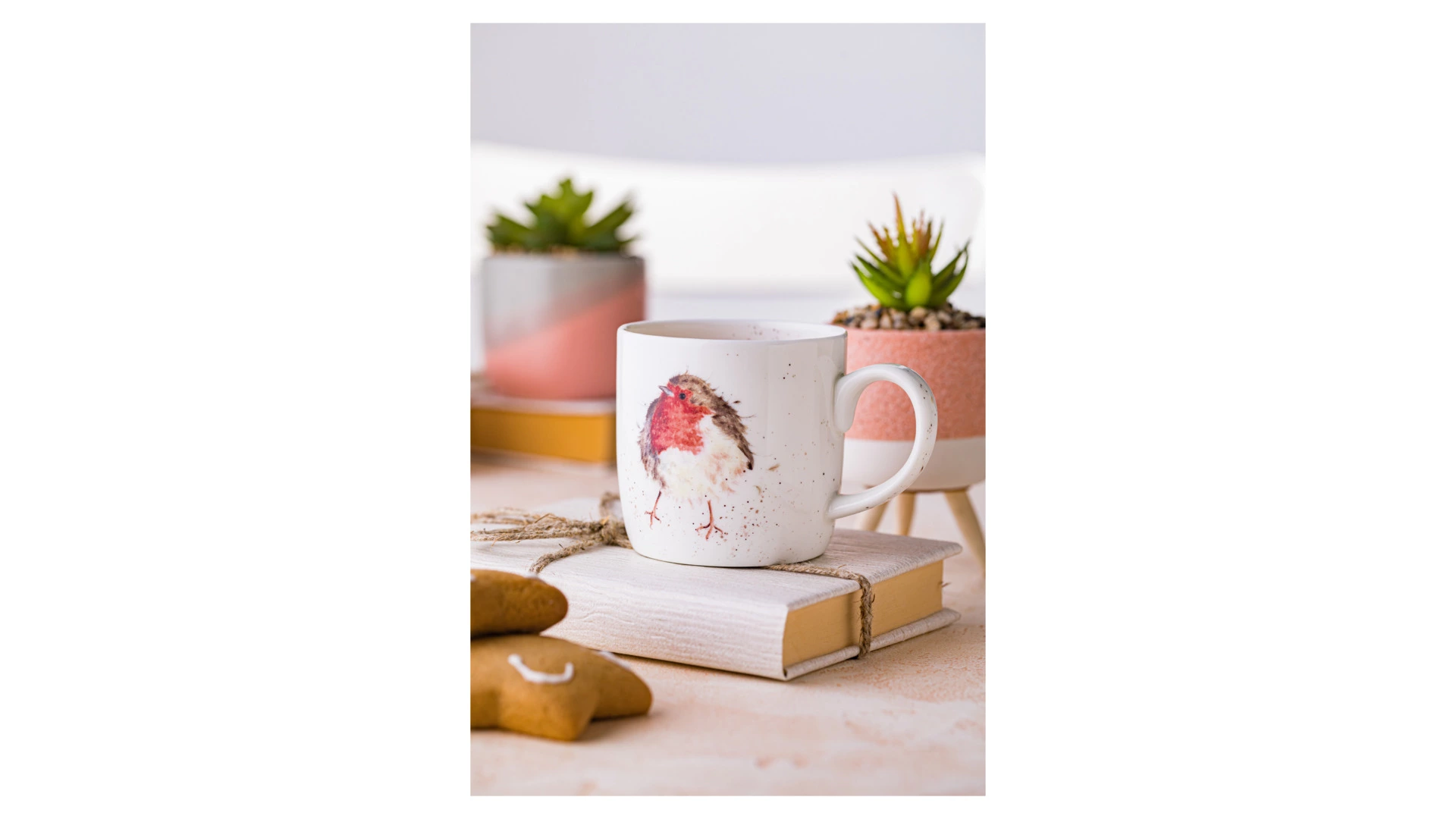 Кружка Royal Worcester Забавная фауна Малиновка 310 мл