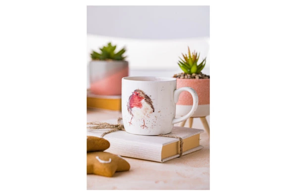 Кружка Royal Worcester Забавная фауна Малиновка 310 мл