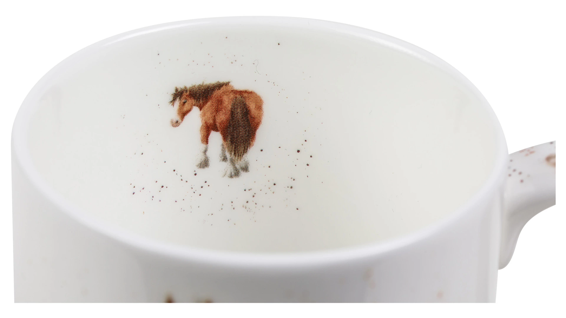 Кружка Royal Worcester Забавная фауна Лошадь 310 мл, фарфор костяной