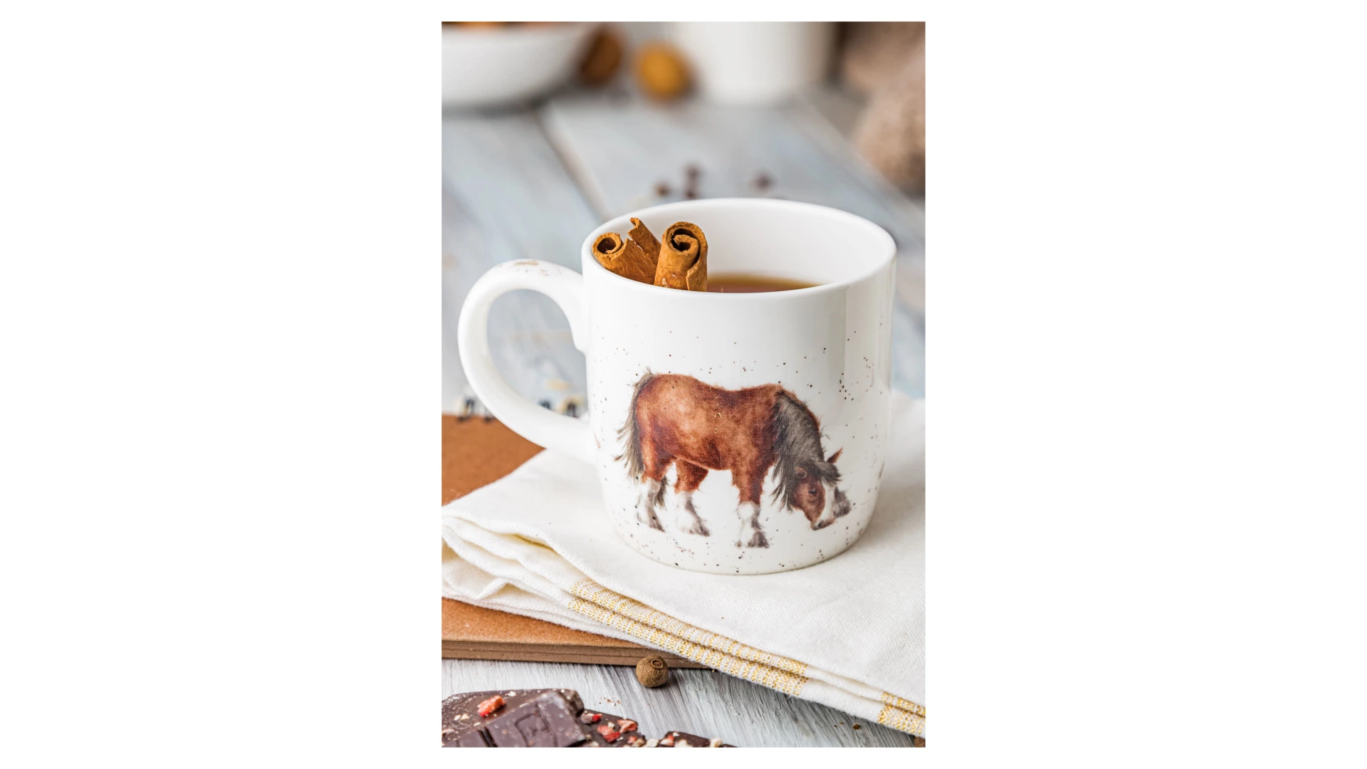 Кружка Royal Worcester Забавная фауна Лошадь 310 мл, фарфор костяной