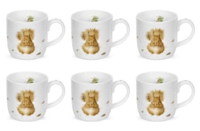 Набор кружек Royal Worcester Забавная фауна Белочка 310 мл, 6 шт