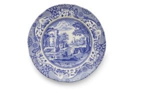 Тарелка акцентная Spode Голубая Италия 23 см, фаянс