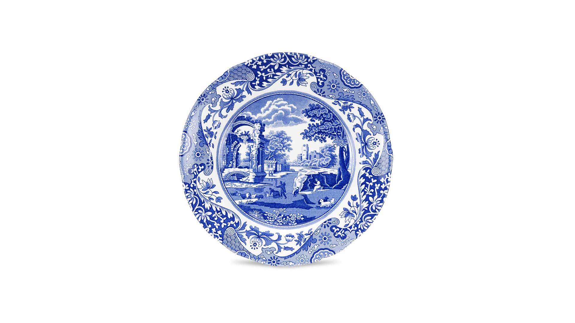 Набор тарелок закусочных Spode Голубая Италия 18 см, фаянс, 4шт