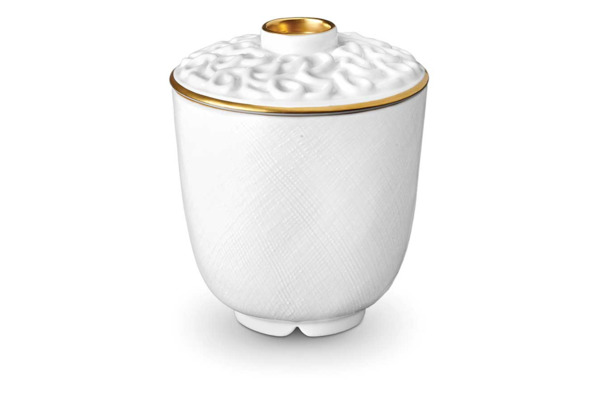 Чашка чайная с крышкой 200мл Династия Хань, золотой декор