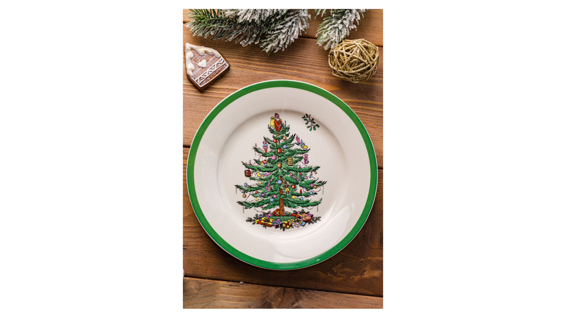 Тарелка закусочная Spode Рождественская ель 20 см