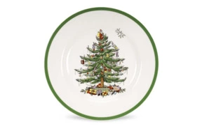 Тарелка обеденная Spode Рождественская ель 27 см, фаянс