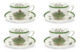 Набор из 4 чашек чайных с блюдцем Spode "Рождественская ель" 200мл