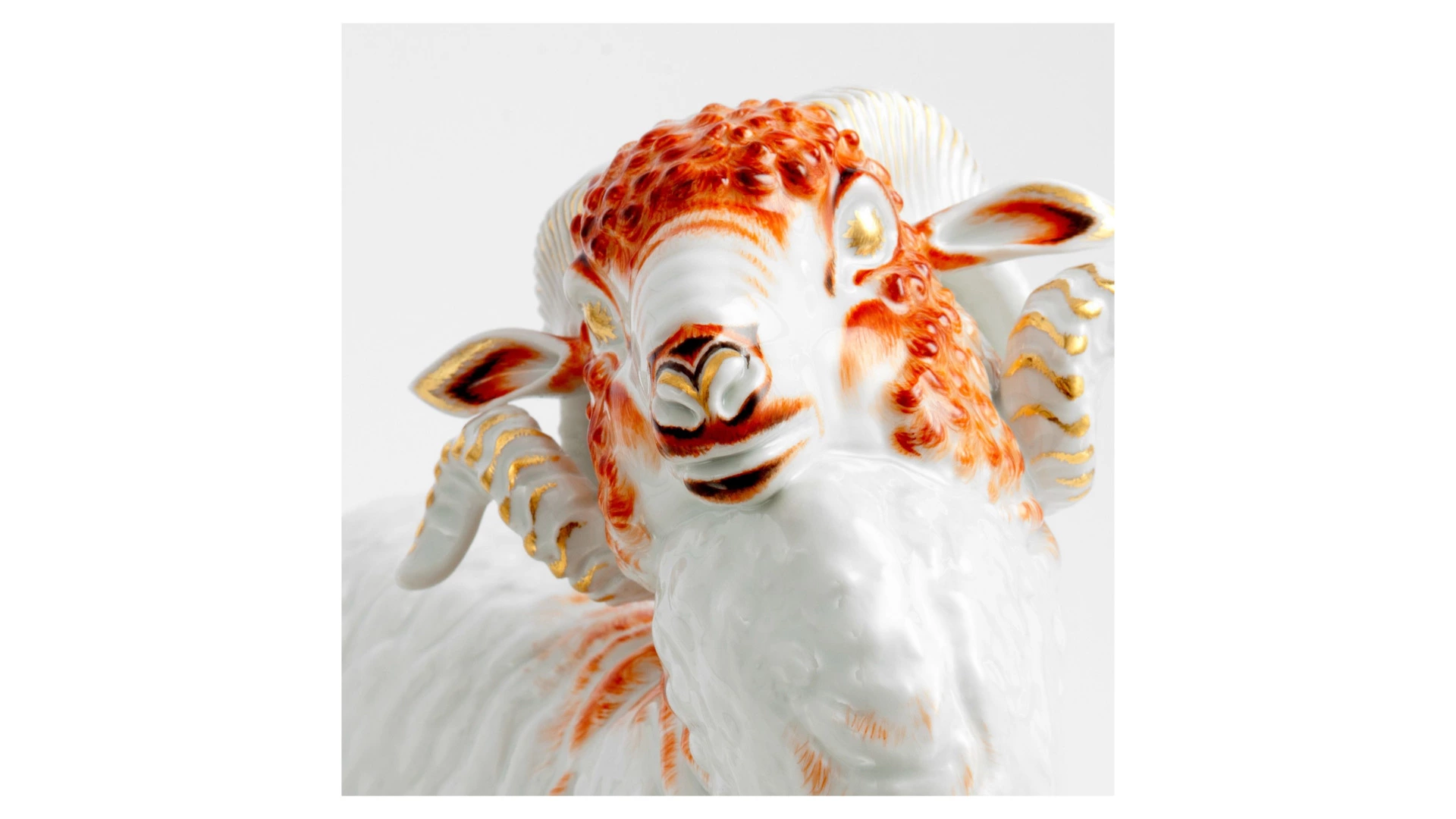 Фигурка Meissen 19,5 см Овен, элемент композиции Лис Райнеке, Макс Эссер, 1925г, лимвып07/50, 2015