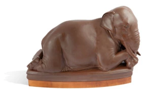 Фигурка Meissen 44см Слоненок (Макс Эссер, 1924г.)(лим.вып.09/25, 2015г)