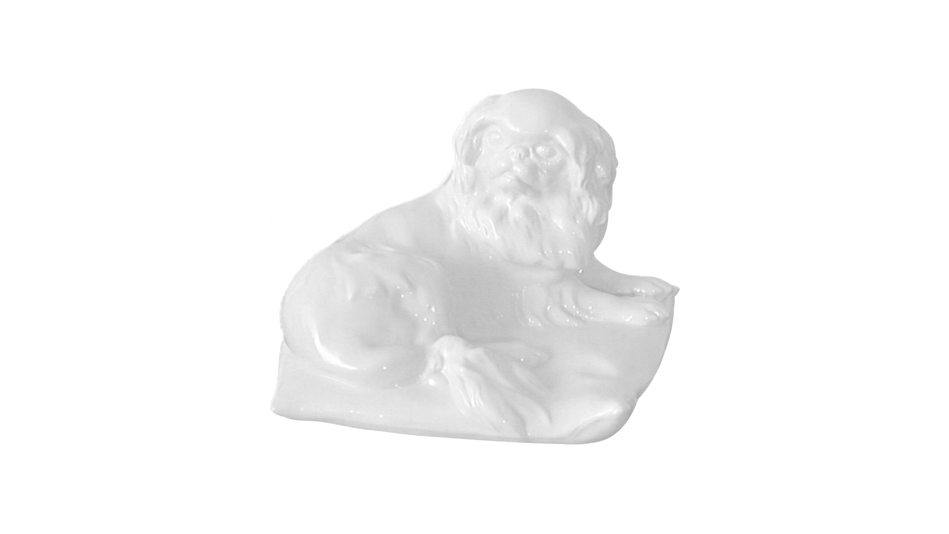 Фигурка Meissen 12,5 см Пекинес на подушке