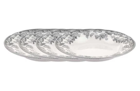 Набор тарелок суповых Spode Деламер, Сельские мотивы 23 см, 4 шт