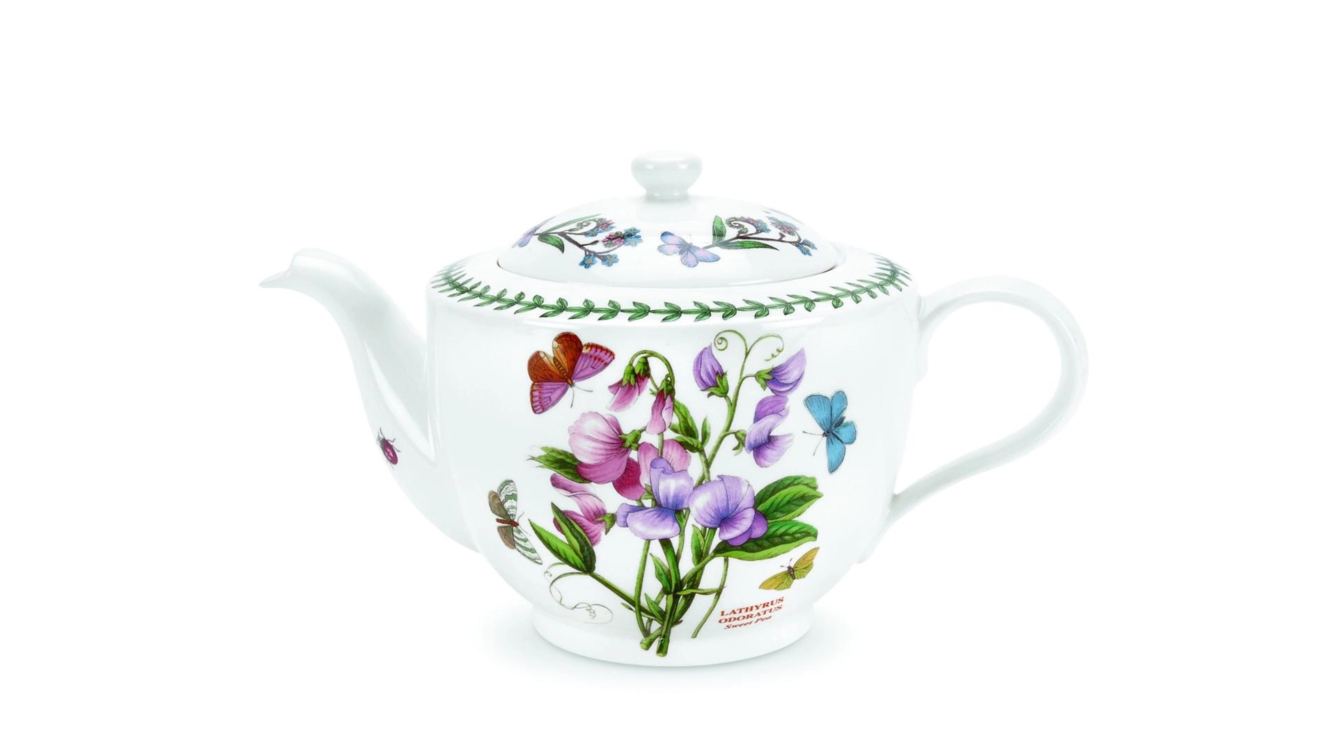 Чайник Portmeirion Ботанический сад Душистый горошек 1,1 л, традиционная форма