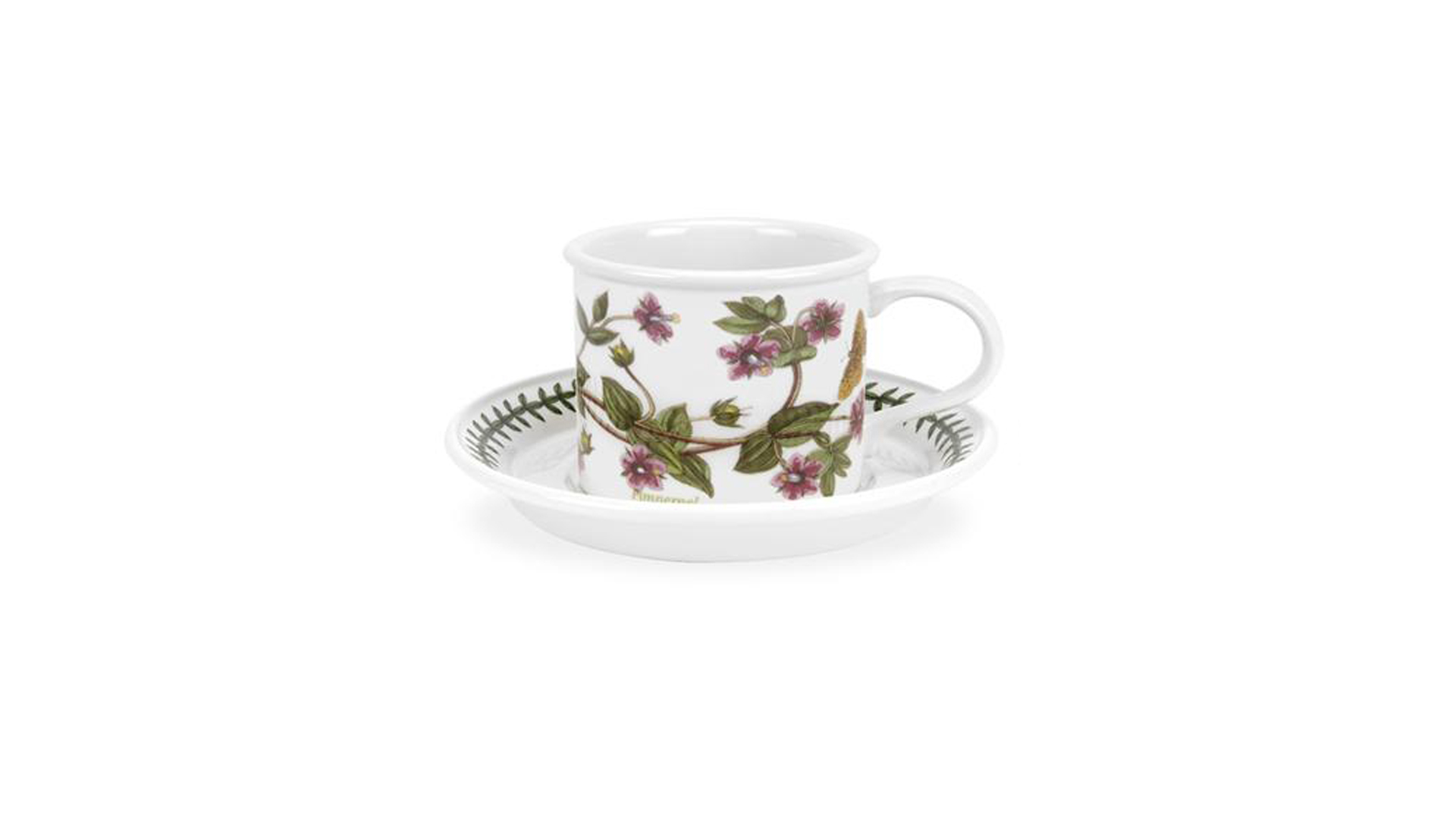 Чашка чайная с блюдцем Portmeirion Ботанический сад.Анагаллис 200 мл