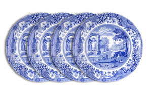 Набор тарелок пирожковых Spode Голубая Италия 15 см, 4 шт
