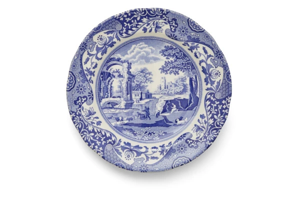 Тарелка закусочная Spode Голубая Италия 20 см, фаянс