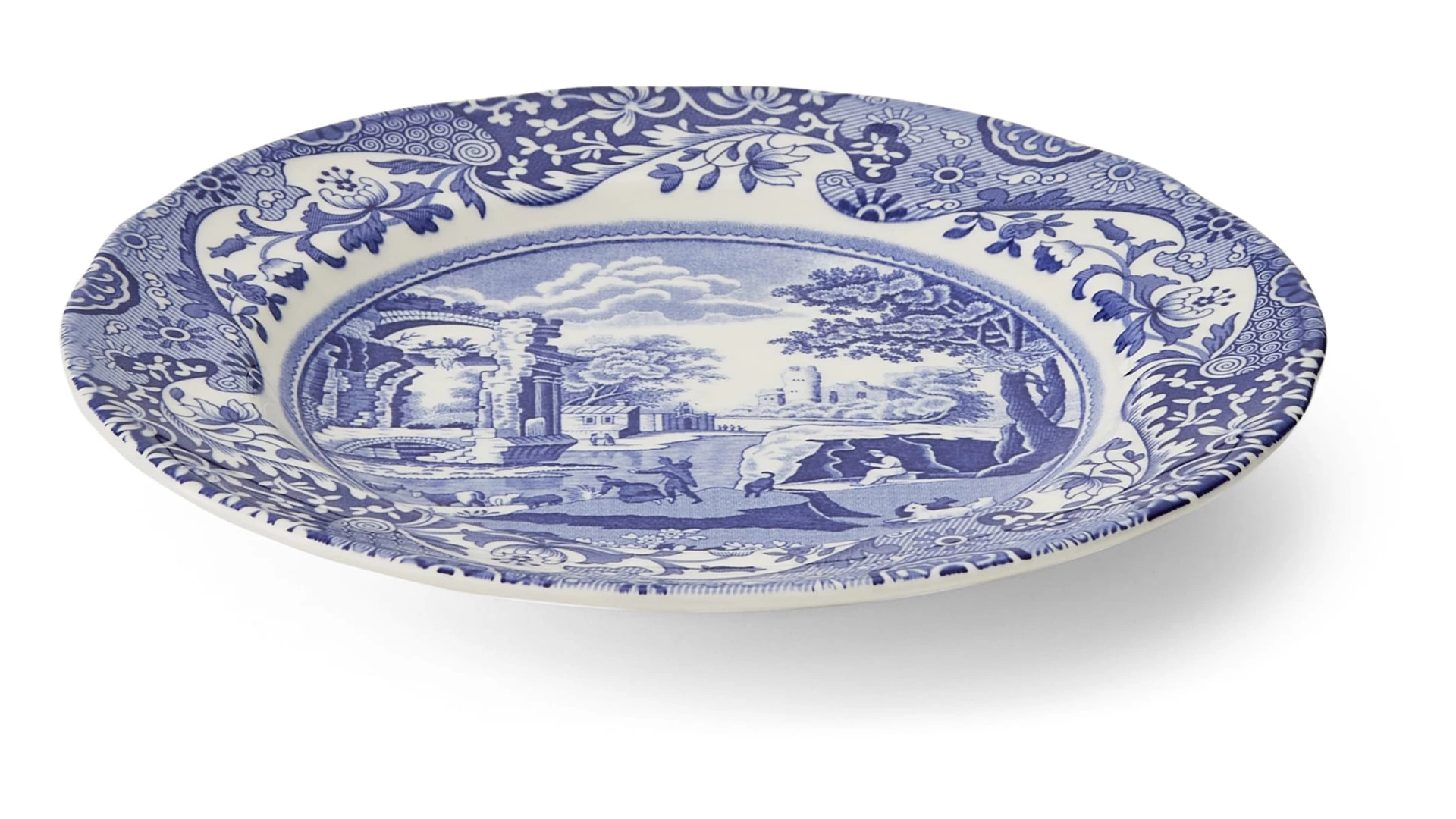 Тарелка закусочная Spode Голубая Италия 20 см, фаянс
