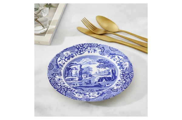 Тарелка закусочная Spode Голубая Италия 20 см, фаянс