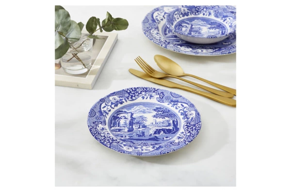 Тарелка закусочная Spode Голубая Италия 20 см, фаянс