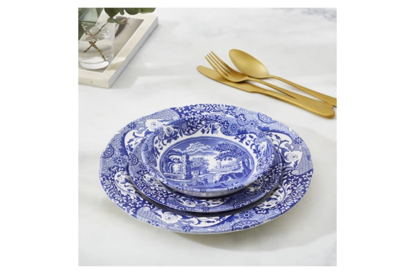 Тарелка закусочная Spode Голубая Италия 20 см, фаянс