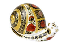 Пресс-папье Royal Crown Derby Улитка, Старый Имари 6,5см