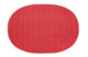 Салфетка подстановочная овальная 46см Линия (красная)