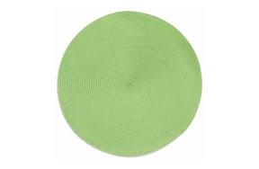 Салфетка подстановочная круглая Harman 38 см Улитка, зеленая