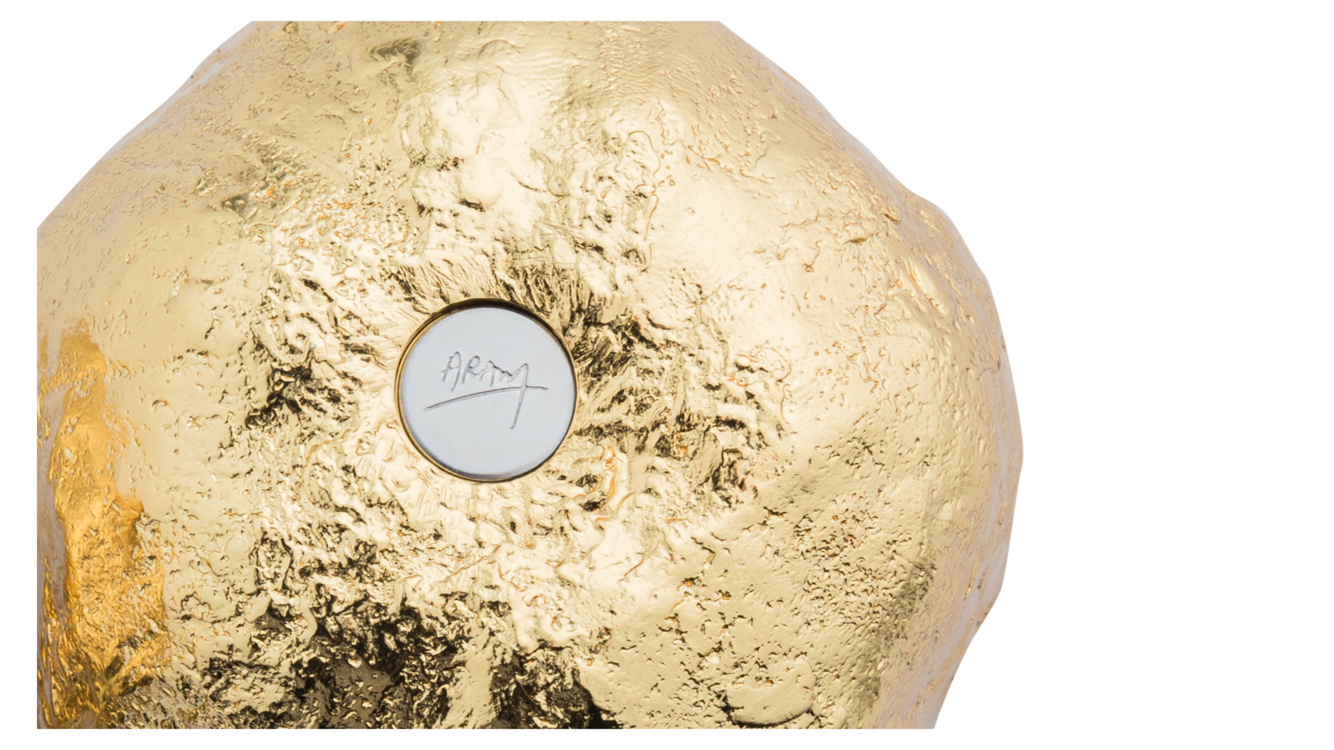 Сахарница с ложкой Michael Aram Гранат 8 см, сталь нержавеющая, золотистая