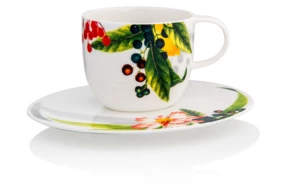 Чашка кофейная с блюдцем Rosenthal Фруктовый сад 200мл, фарфор