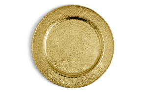 Тарелка подстановочная Michael Aram Текстура 32 см, сталь нержавеющая, золотистая