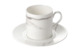 Чашка для эспрессо цилиндрическая с блюдцем Dibbern "Каррара" 100мл