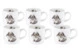 Набор кружек Royal Worcester Забавная фауна Кролик 310 мл, 6 шт, фарфор костяной