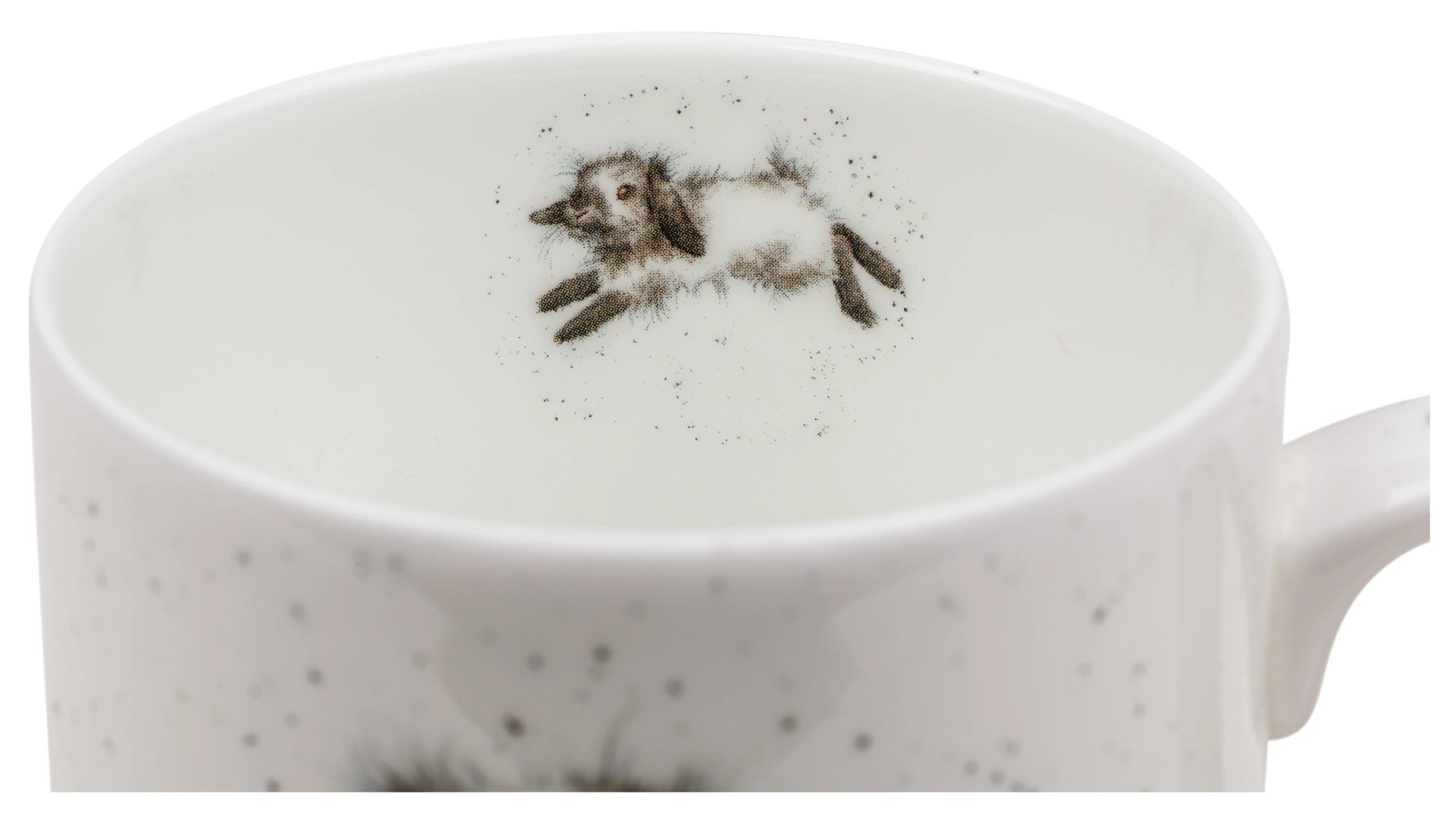 Кружка Royal Worcester Забавная фауна Кролик 310 мл, фарфор костяной