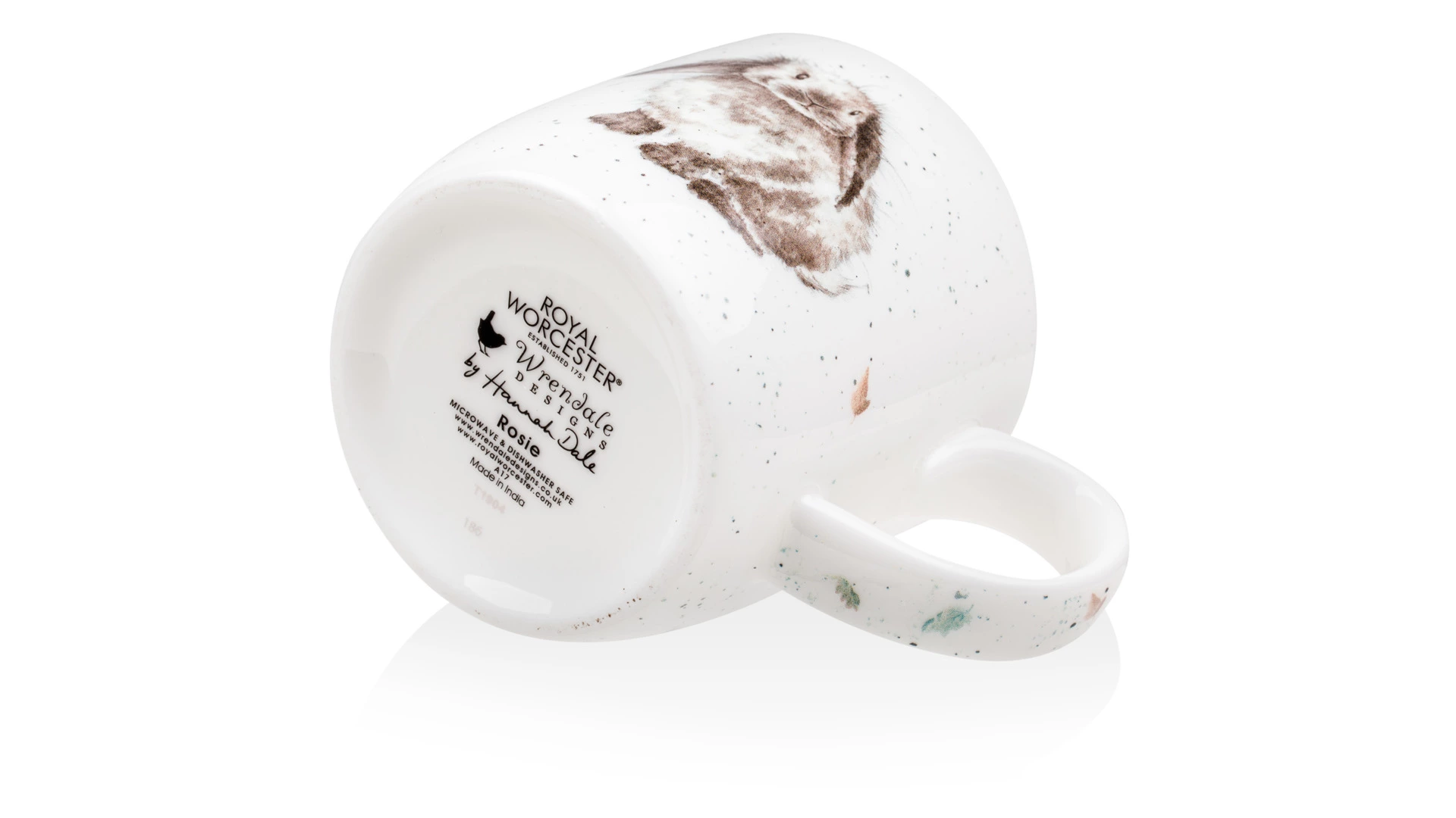 Кружка Royal Worcester Забавная фауна Кролик 310 мл, фарфор костяной