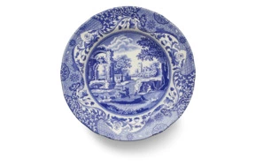 Тарелка суповая Spode Голубая Италия 23 см, фаянс
