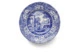 Тарелка суповая Spode Голубая Италия 23 см, фаянс