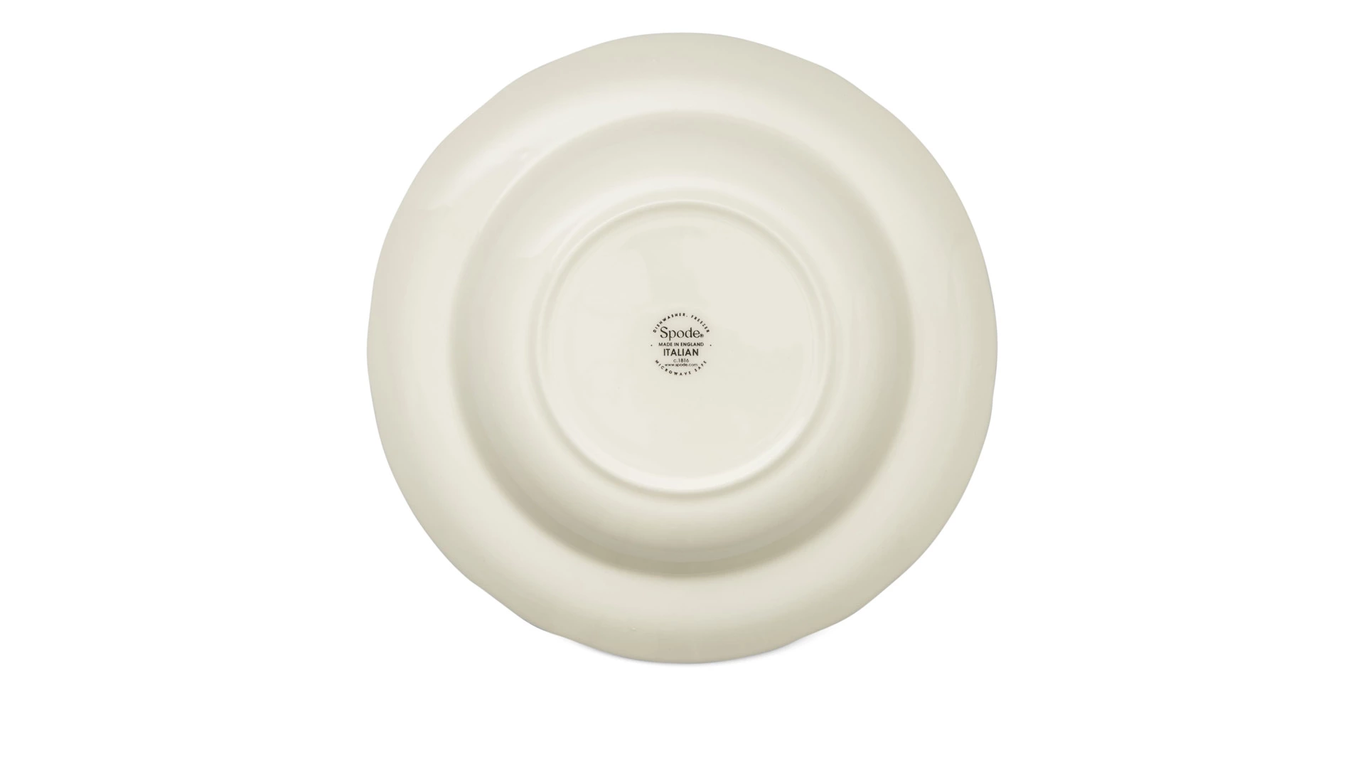Тарелка суповая Spode Голубая Италия 23 см, фаянс