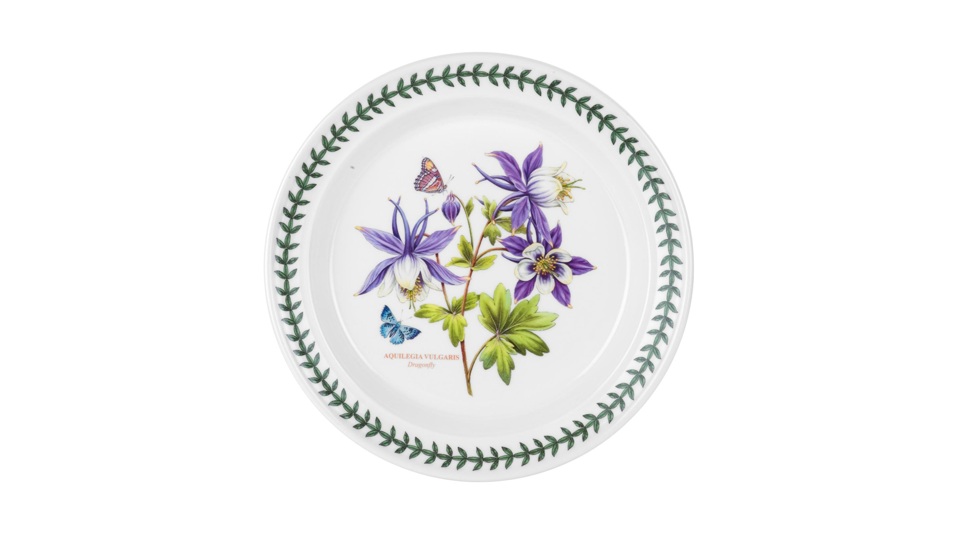 Тарелка обеденная Portmeirion Ботанический сад.Экзотические цветы. Водосбор 25 см