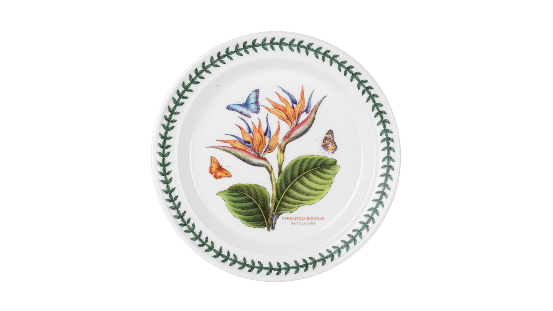 Тарелка обеденная Portmeirion Ботанический сад.Экзотические цветы. Райская птица 25 см